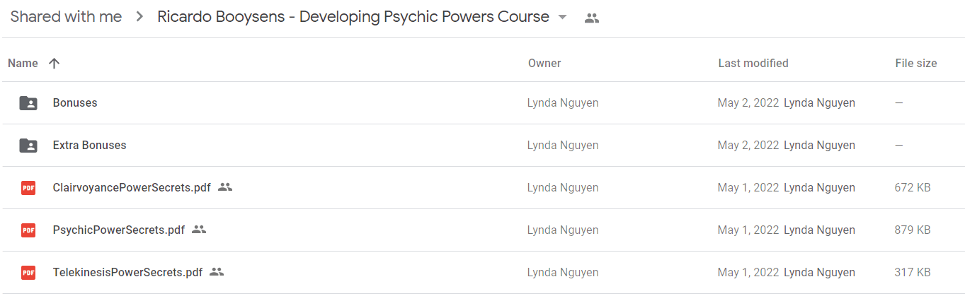 Ricardo Booysens - Developing Psychic Powers Course