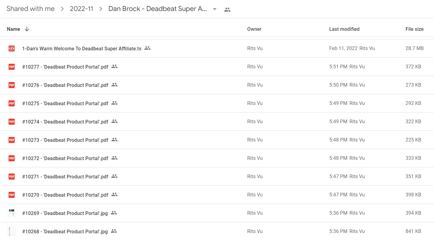 Dan Brock - Deadbeat Super Affiliate GOLD