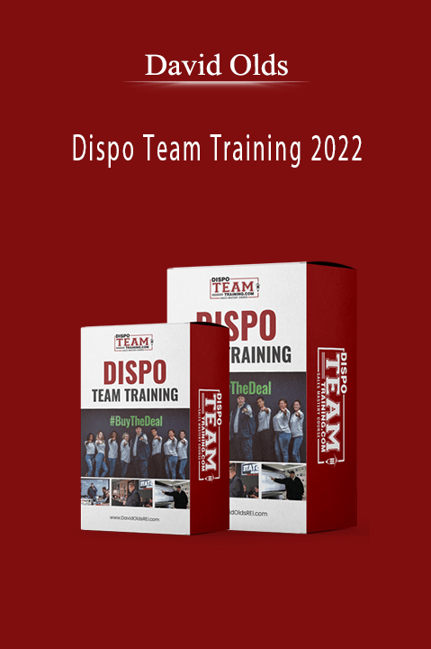 David Olds - Dispo Team Training 2022