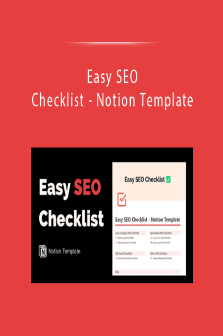 Easy SEO Checklist - Notion Template