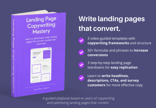 Jeremy Moser - Landing Page Copywriting Mastery