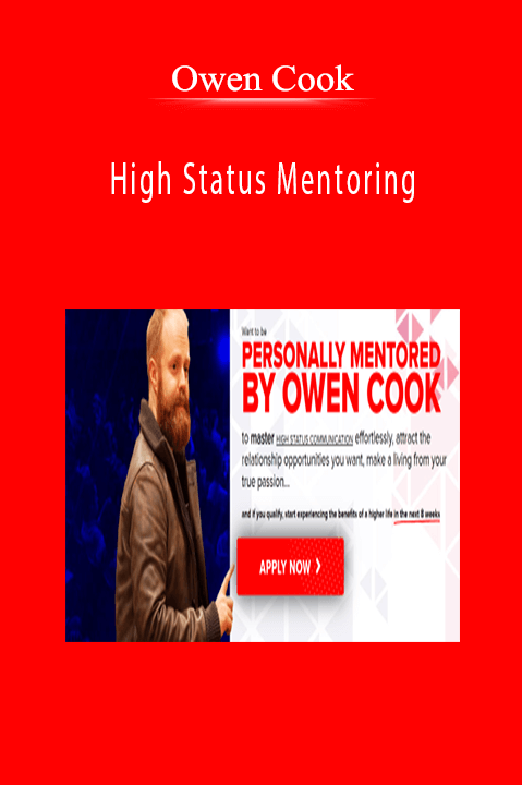 Owen Cook - High Status Mentoring