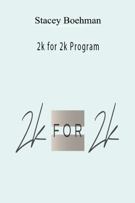 Stacey Boehman - 2k for 2k Program